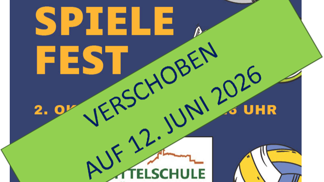 Spielefest verschoben banner